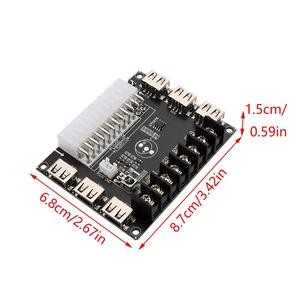 24ピンATX電源ブレイクアウトボードとアクリルケースキットモジュールアダプター電源コネクタサポート3.3V/5V/12V - Product Image 4