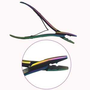 ชุดต่อผมไมโครลิงค์สีชมพูพร้อมคีมดึงลูกปัดขนาดเล็ก - Product Image 6