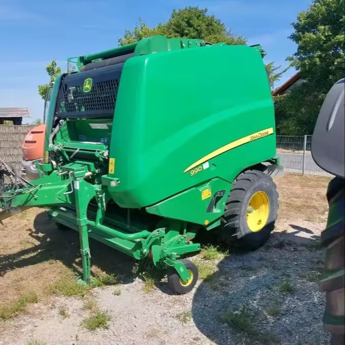 Multifunzionale a buon mercato macchina rotonda della stampa della paglia di fieno balle di giovanni cervi 990 premio piazza balle di fieno per l'agricoltura