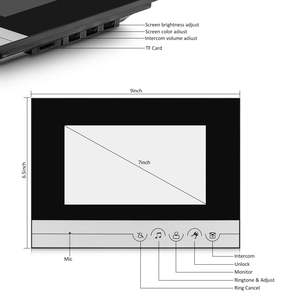 Timbre inteligente directo de fábrica de buena calidad con cámara a prueba de agua, videoportero, sistema de teléfono, intercomunicador - Product Image 2