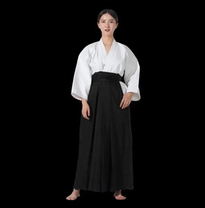 武术服装男装女装柔术和服日本武士传统剑道制服Hakama武术服装
