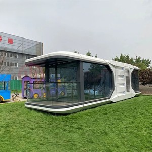 ห้องโดยสารกลางแจ้งแบบร่วมสมัยสำหรับโรงแรมรีสอร์ทวิลล่าแคปซูลสำหรับพื้นที่สำเร็จรูปแบบแคปซูลแบบพกพาที่ทันสมัย - Product Image 1