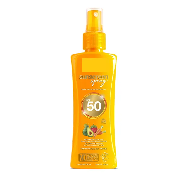 Spray protector solar blanqueador Morbi Rojo granada Sol disponible en proveedores mayoristas de India