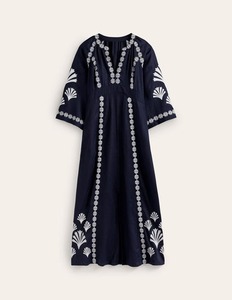 Bu Boden keten elbise kadın ve kızlar için bir yaz parti elbise Latina tarzı elbise olması gerekir - Product Image 3