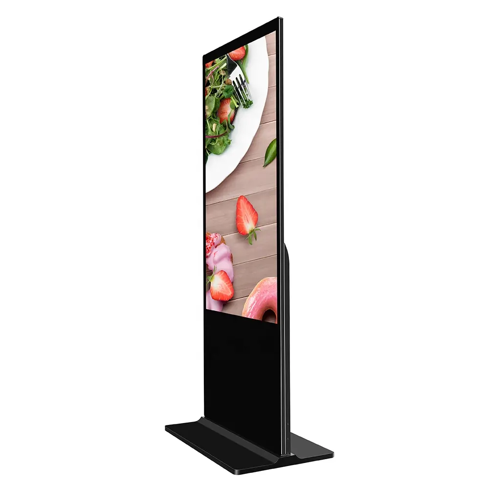 Cina hot 43 pollici floor stand verticale schermi chiosco coperta standalone lcd display advertising digital signage