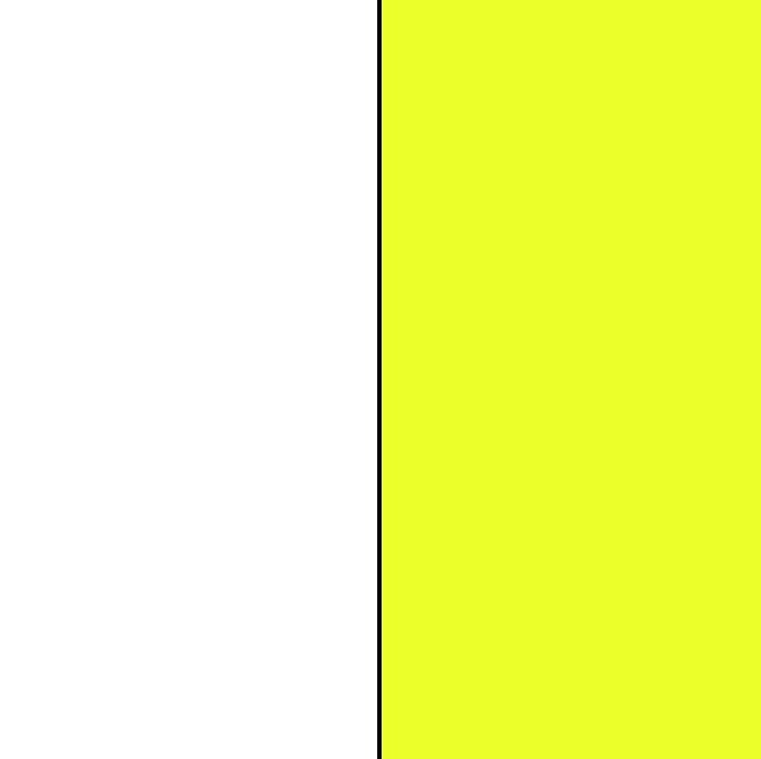 White/Neon Yellow