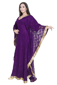 โมร็อกโก Dubai Kaftan Barroso สุทธิผ้า lais ทำงานกับในหัว S - Product Image 4