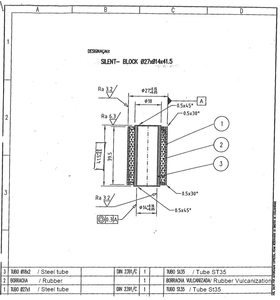 OEM xoay ống lót 27x14x41.5 cho malaguti XTM, xsm, Yamaha DT 50 R, <span class=keywords><strong>MBK</strong></span> x-giới hạn 50 khối im lặng, 07504000 bụi - Product Image 3