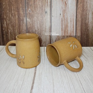 Stoneware Infuser Tea <strong>Cup</strong> | Handcrafted Ceramic Mug for Coffee and Herbal Tea