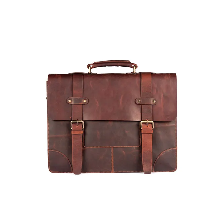लैपटॉप अटैची बैग असली लेदर लैपटॉप बैग पुरुषों के लिए प्रीमियम गुणवत्ता लैपटॉप बैग के साथ लालित्य स्टाइलिश डिजाइन