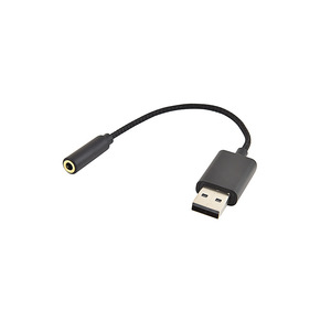 USB to <strong>Audio</strong> Jack <strong>Adapter</strong> External Sound Card Jack <strong>Audio</strong> <strong>Adapter</strong> with 3.5mm Aux Stereo Converter - Product Image 2