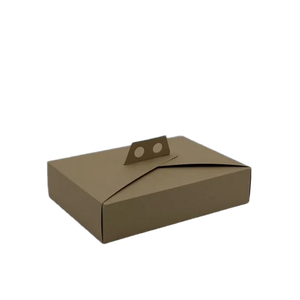 Прямоугольная коробка из крафт-бумаги с ручкой - Product Image 1