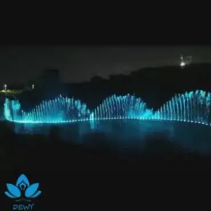 Ngoài trời âm nhạc đài phun nước nổi với đèn 512 DMX đầy màu sắc giá cả cạnh tranh cho đài phun nước hồ - Product Image 2