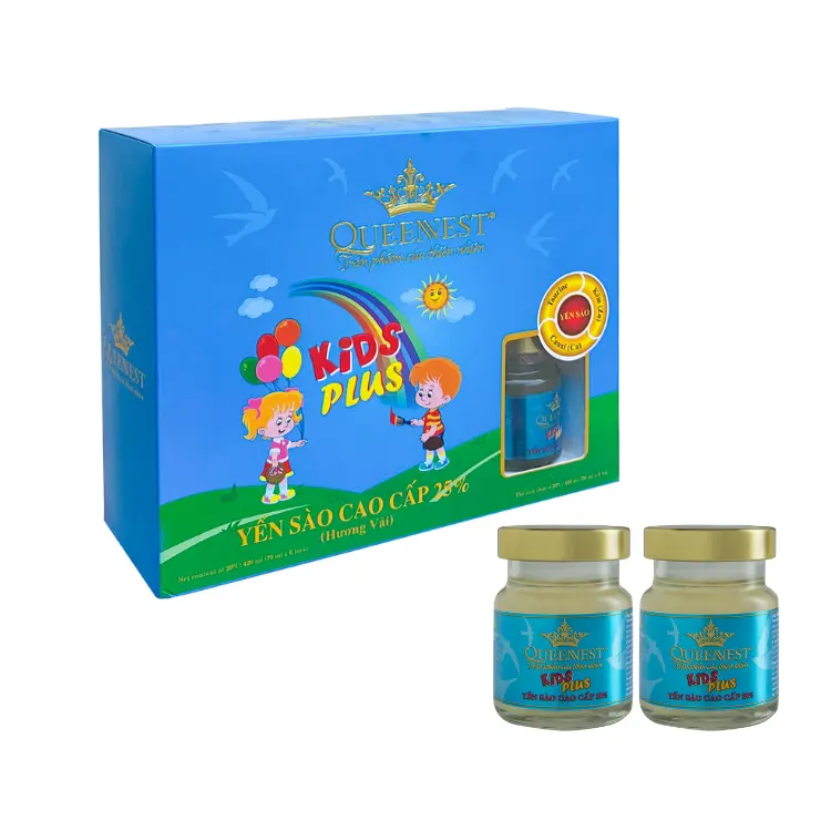 Trẻ em cộng với Premium bird's Nest Soup 25% bird's Nest uống bổ sung các loại vitamin tăng cường sức khỏe ISO chứng nhận nhanh chóng