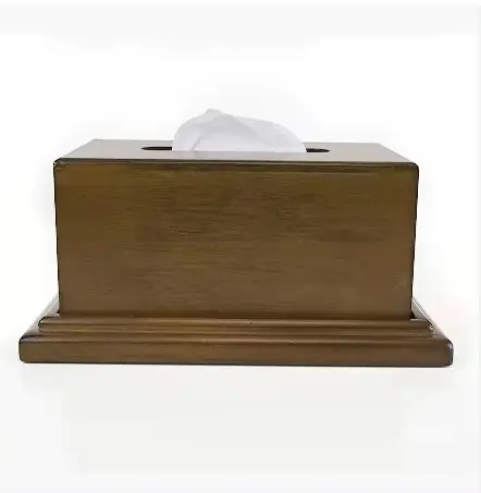 Best Verkopende Houten Tissue Box Houder Nieuwe Aankomst Hout Tissue Box Cover Handgemaakte Tissue Houder Box