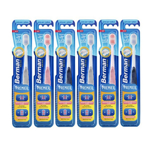 Berman Premier 154 Extra Soft Toothbrush for Adults Ultrasonic with Bamboo Handle Whitening Feature Home Use Boxed - Product Image 4