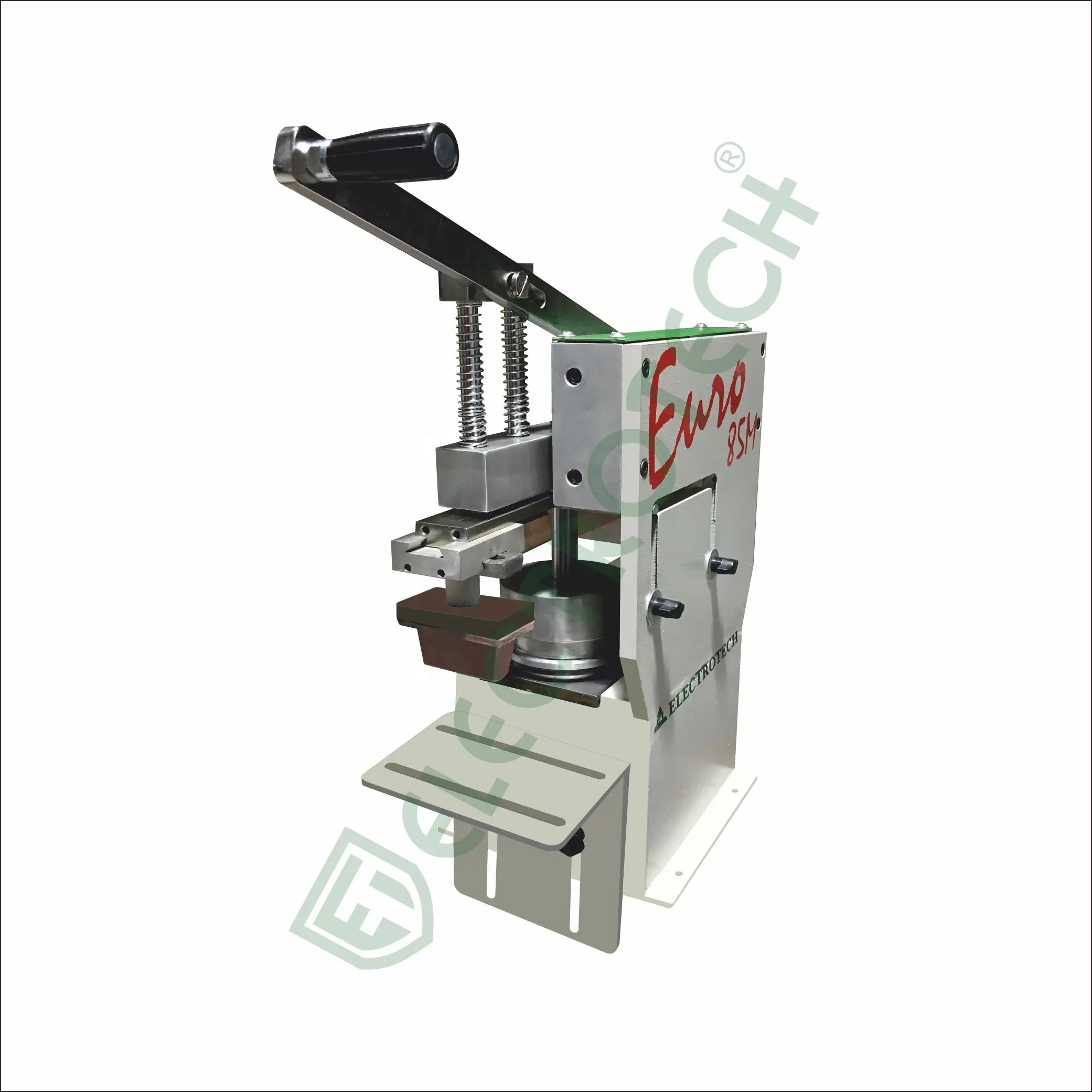 Mesin cetak bantalan Manual ekonomis dari India untuk pencetakan jumlah rendah pekerjaan kecil seperti pena Coaster gantungan kunci