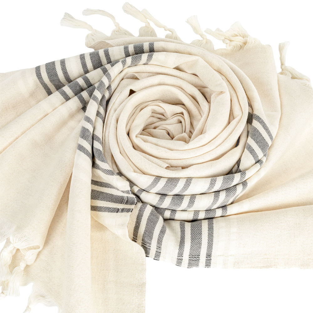 Black & Ecru Stripes