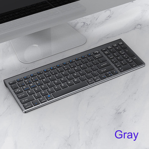 Teclado y ratón inalámbricos para ordenador portátil, Combo de ratón y teclado recargado, 2,4G, venta al por mayor de fábrica, para iPad