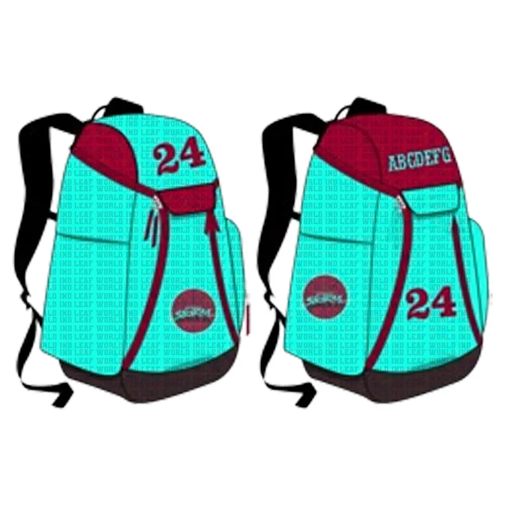 2023 Fabricante de mochilas personalizadas Buen precio Mochila de baloncesto personalizada Mochila deportiva para hombres y mujeres Mochilas escolares 2024 bolsa