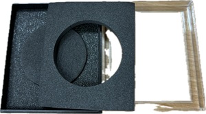40MM Clear Square <strong>Coin</strong> Capsule <strong>Box</strong> <strong>Coin</strong> Holder <strong>Coin</strong> Display Case Made in Taiwan - Product Image 3