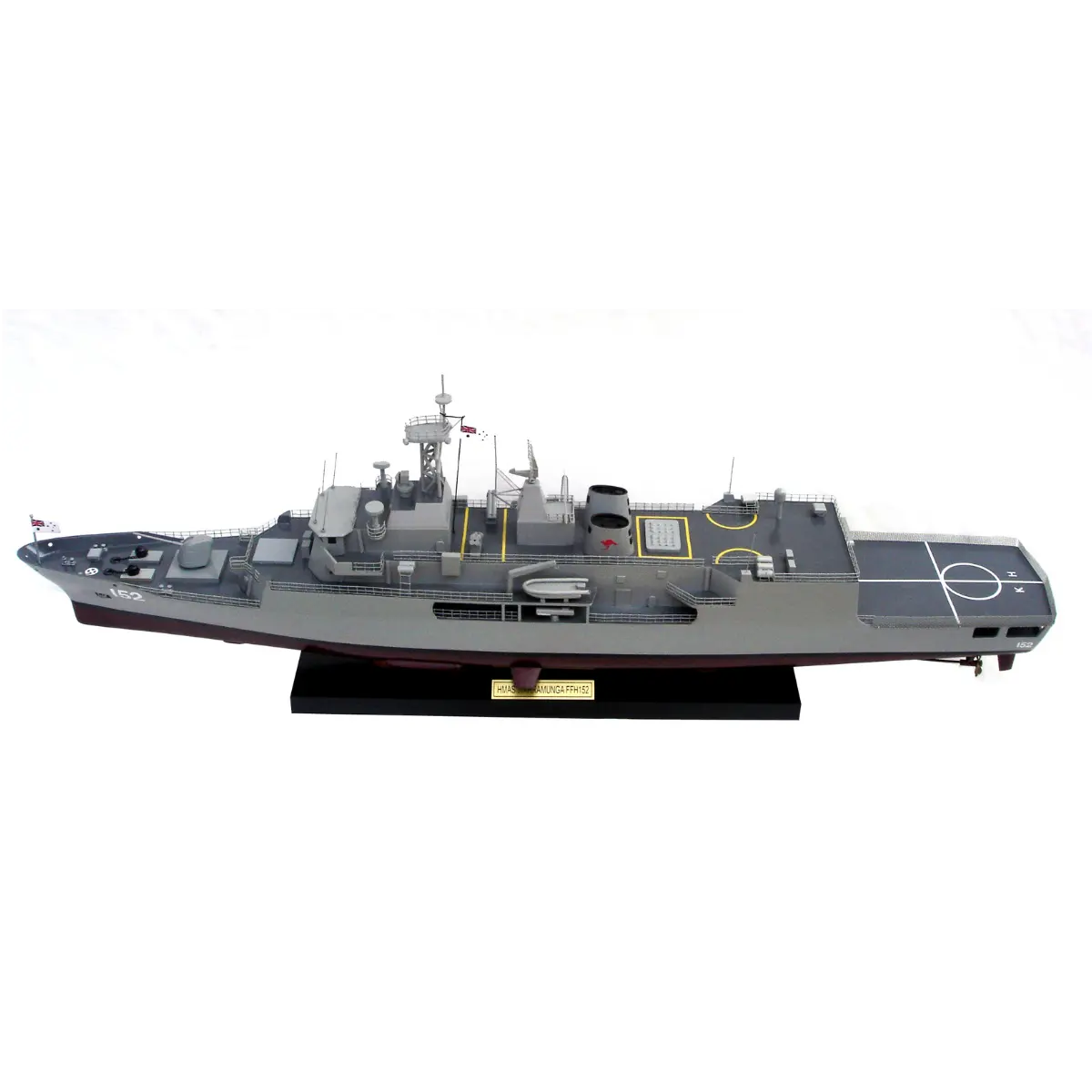 HMAS WARRAMUNGA FFH 152 modello di barca in legno-modello artigianale in legno-modello di nave blu NAVY per la decorazione, regalo