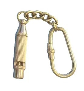H.M.A el sanatları denizcilik pirinç anahtarlık katı el yapımı Vintage stil tahsil anahtarlık Metal anahtarlıklar satın