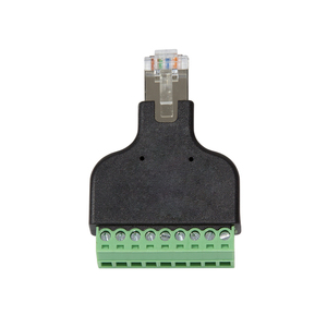 Red RJ45 Ethernet 8P8C macho a AV Adaptador de terminal de tornillo de 8 pines Convertidor Bloque Enchufe Red Ethernet Breakout Board - Product Image 3
