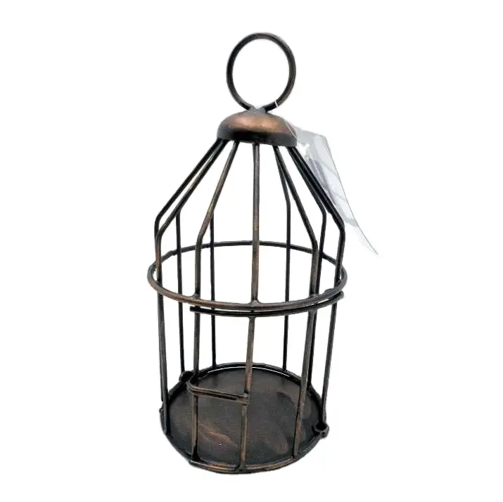Kuş kafesleri hint Metal asılı papağan & güvercin kafes için kapalı ve açık dekor bahçe için seramik karo toptan tedarikçisi