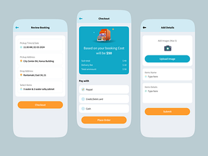 แอพจองรถบรรทุกออนไลน์ที่ใหญ่ที่สุดออกแบบบนมือถือ | แอพจองรถ Android/iOS | แอพจองรถบรรทุกการพัฒนาแอพ - Product Image 4