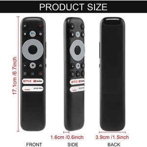 Besia IR uzaktan RC902N FMR1 tüm TCL Google akıllı TV ve TCL Android akıllı TV için uzaktan kumanda, TCL 55R646 55S5 için yedek - Product Image 3