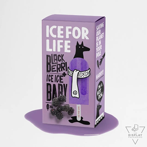 "Individuell bedruckte Faltpapier-Verpackungs boxen für Fenster Lebensmittel Natur latex Kondome Vegan Toffee Fudge Rhabarber und <span class=keywords><strong>Mango</strong></span> Ice - Product Image 4