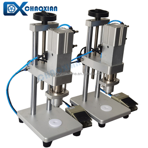 Taşınabilir pnömatik 3 ml Amber cam ampuller 18MM Diam Crimper flakon alüminyum kap mühürleme makinesi - Product Image 3