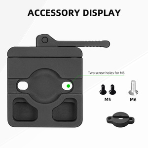 FANAUE Tripod QR Clamp <strong>Bipod</strong> QR Adapter Compatible With ARCA Picatinny Rest Saddle <strong>Mount</strong> Dovetail to Picatinny Adapter - Product Image 5