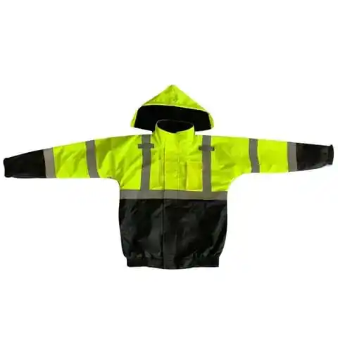 Hi-vis güvenlik iş ceket karayolu iş elbiseleri yüksek görünürlük ceket yansıtıcı inşaat güvenlik güvenlik iş giysisi