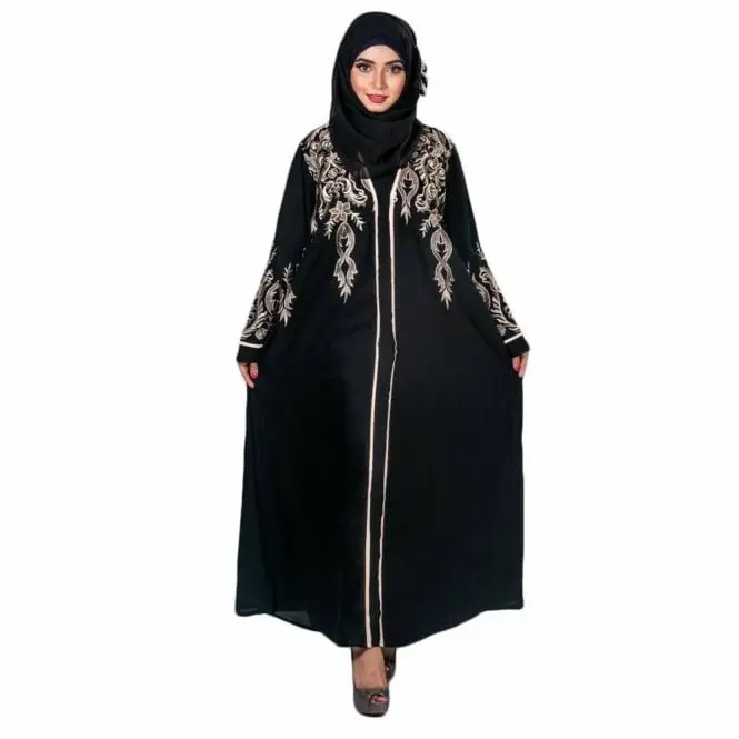 가장 트렌딩 맞춤형 패브릭 Abayas 화려한 디자인 새로운 컬렉션 맞춤형 로고 통기성 여성 Abayas