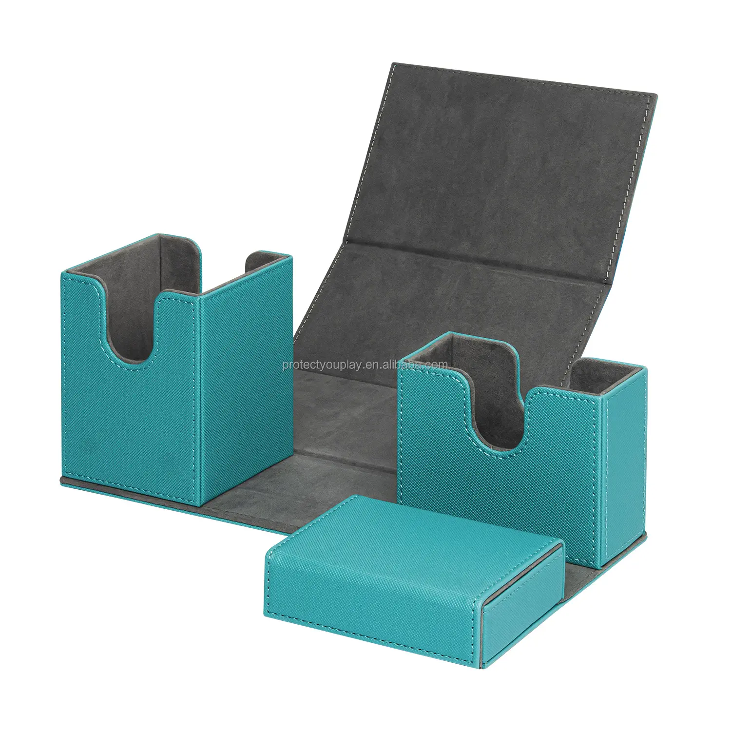 Twin Flip N Tray Xeno 160 Premium PU leather Card Box Deck Case