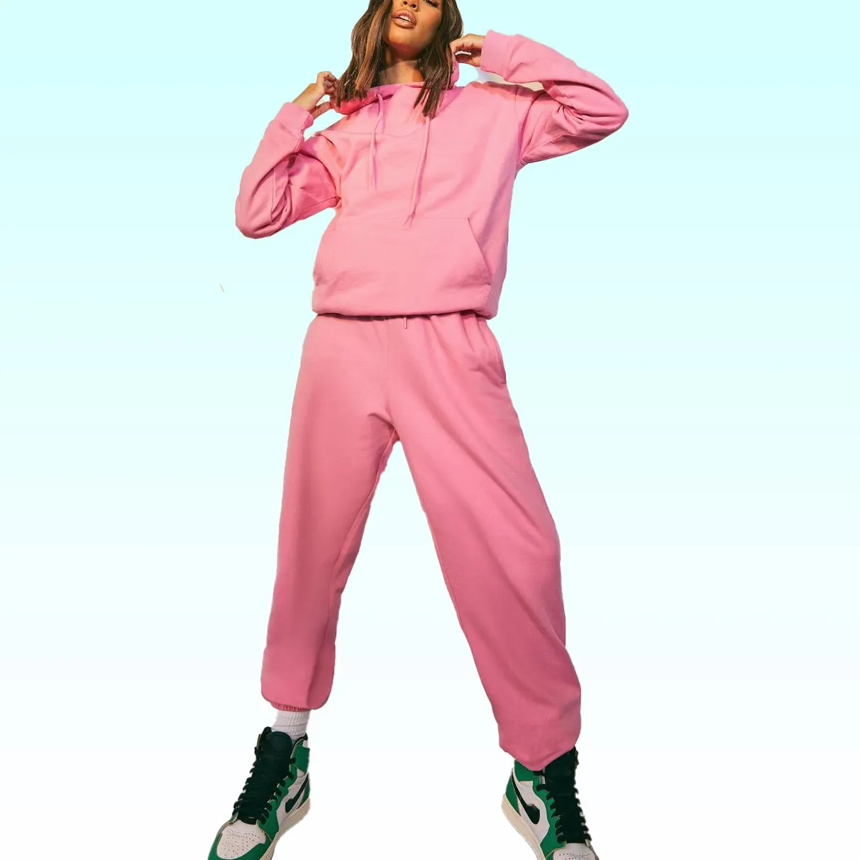 Tuta da donna 2023 logo personalizzato tuta da donna tuta da ginnastica tuta da ginnastica tuta da ginnastica tuta da jogging tuta rosa