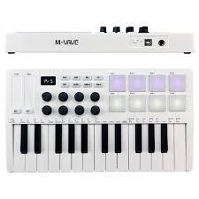 BEST AX-Edge Electric Keytar Keyboard Tragbare Kunststoff-MIDI-Controller Elektronische Orgel mit Ständer - Product Image 4
