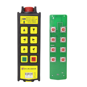 Fabrik preis 24 Volt RF Wireless Radio Mini-Fernbedienung 6 Tasten Single Speed Sender und Empfänger Kostenlos programmier bar