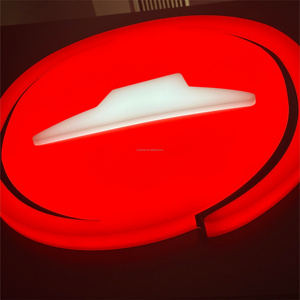 Kunden spezifische doppelseitige Luminous Ruby Series Logo-Buchstaben, anpassbare Leucht muster in verschiedenen Formen und Farben - Product Image 2