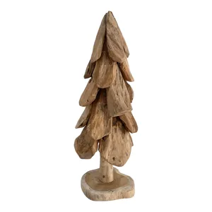 Artisan dekorasyon süsler özel küçük büyük Java rustik tik doğal geri kazanılmış Driftwood noel ağacı endonezya - Product Image 1