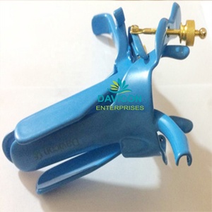 DAVICON BLUE COATED LLETZ LEEP PEDERSON VAGINAL SPECULUM FOUR BLADE LARGE GYNECOLOGY SURGICAL INSTRUMENTS - Product Image 5