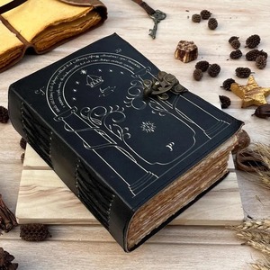 שומן tolkien אדון הטבעות מתנות כתב עת עור בעבודת יד קסם מחברת פנטזיה dd & d