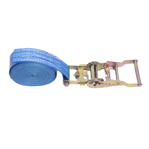 Make Use of Solid Ratchet Straps Tie Downs Polyester Belt Blue 38mm Without <strong>Hooks</strong> for Securely Securing <strong>Different</strong> Types of Goods - Product Image 5