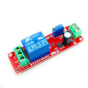 NE555 Módulo de relé de retardo monoestable DC 12V Interruptor de temporizador para Raspberry Pi en venta Escudo de componente electrónico
