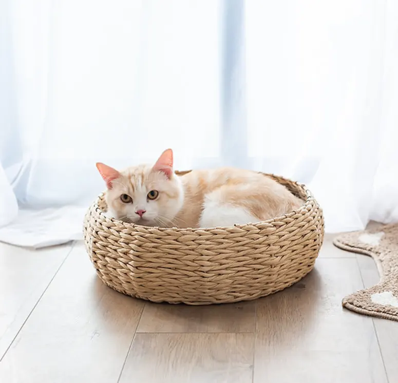 Cama de Gato hecha a mano, casa de gato, accesorios para gatos, el mejor regalo para tus mascotas, Interior bonito para el hogar