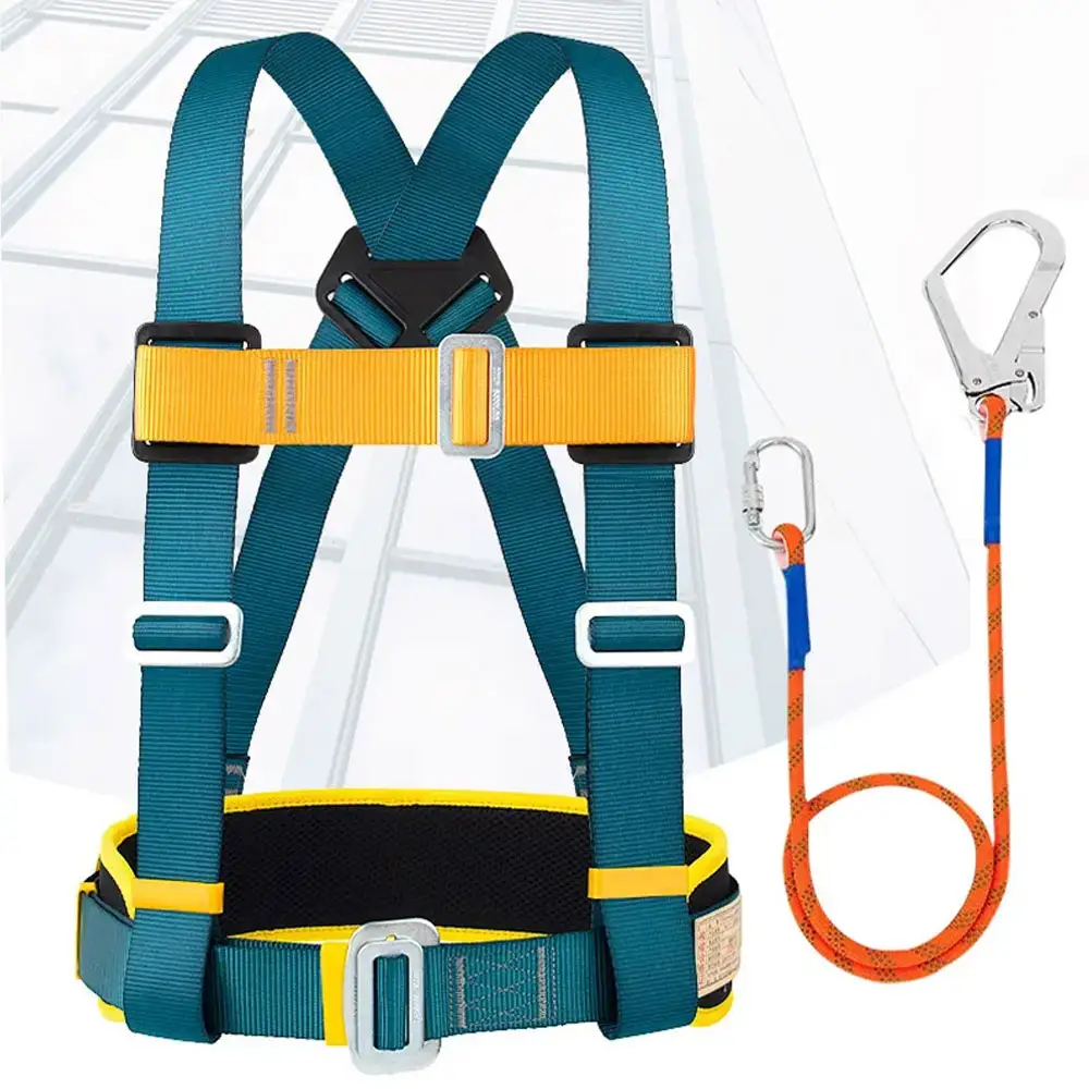 Atacado Trabalho Desgaste Cinto De Segurança Voltar Queda Proteção Belt Eletricista Construção Climb Mountain Outdoor Safety Belt