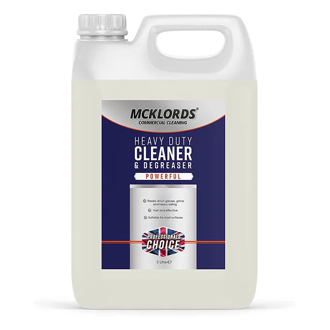 Eficaz McKLords Heavy Duty Industrial Desengordurante 5 Litros Graxa Comercial Cleaner Chemicals Made In UK