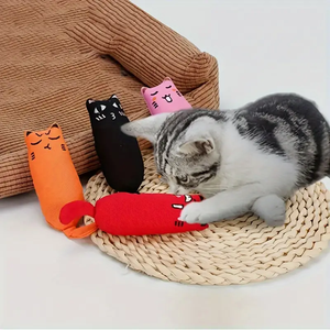 Juguete interactivo para mascotas relleno de hierba gatera ecológico de gran venta, juguete para masticar gatos resistente al desgaste - Product Image 1